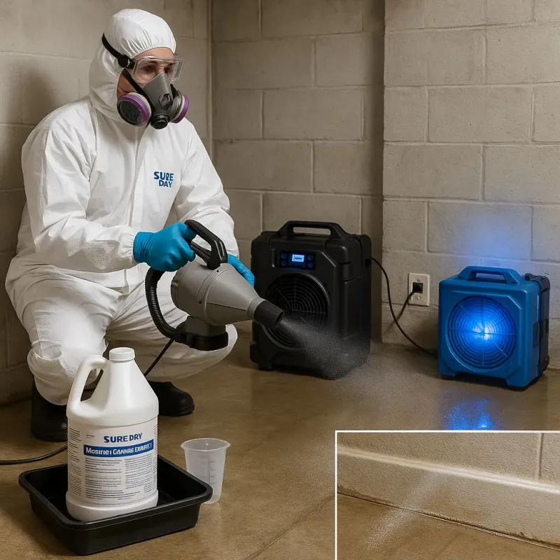 Sanitization and Odor Removal process in Country Club, FL