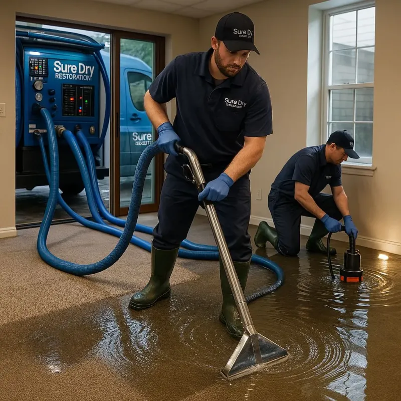Water Extraction and Removal process in Country Club, FL
